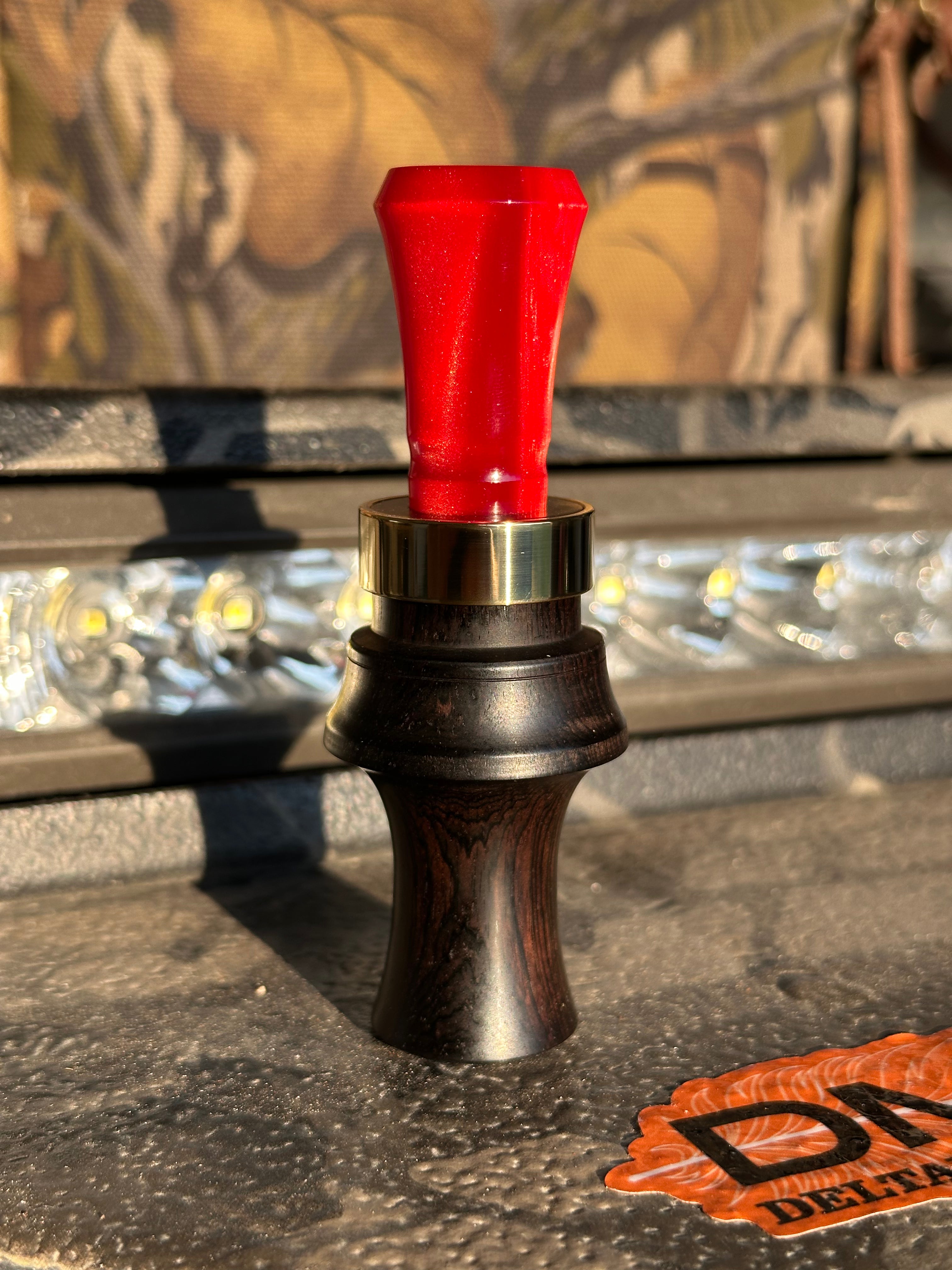 Peacemaker -hand turned- ABW / Red Pearl acrylic